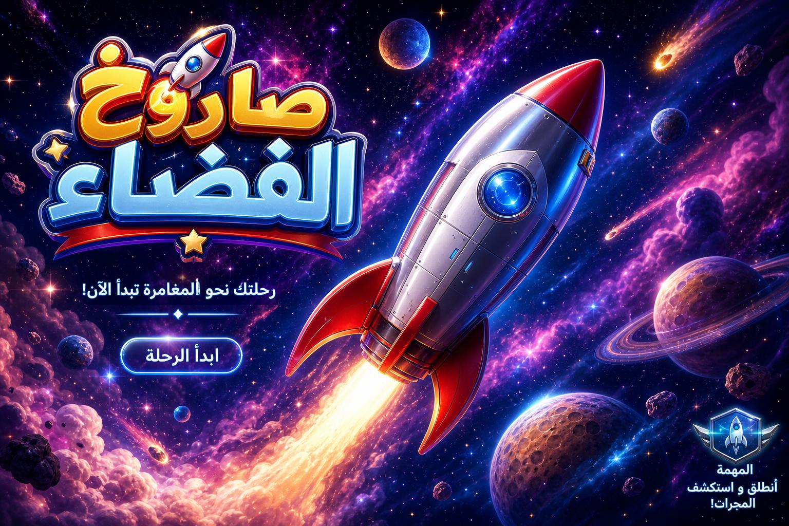صاروخ الفضاء 3D