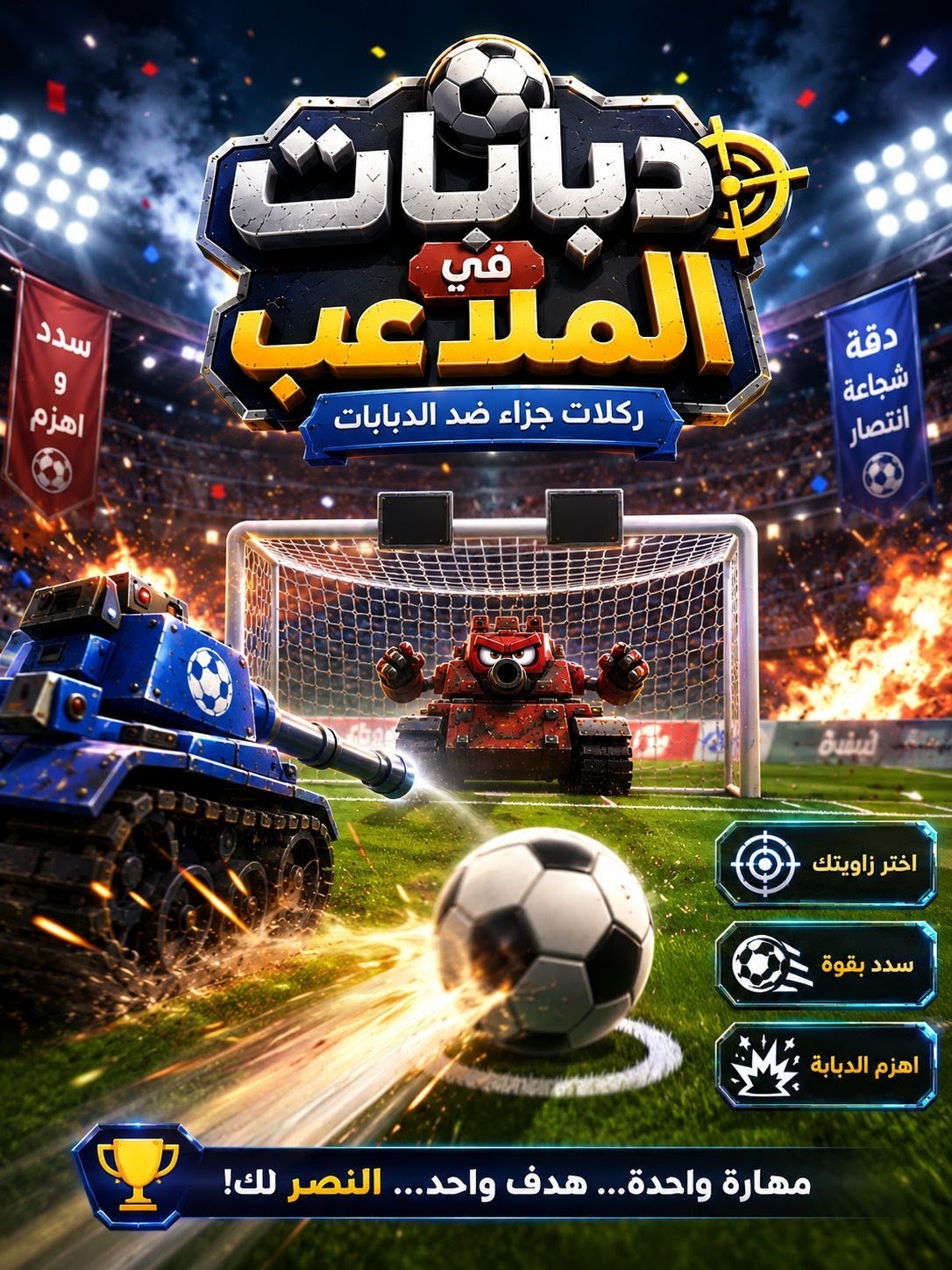 دبابات في الملاعب