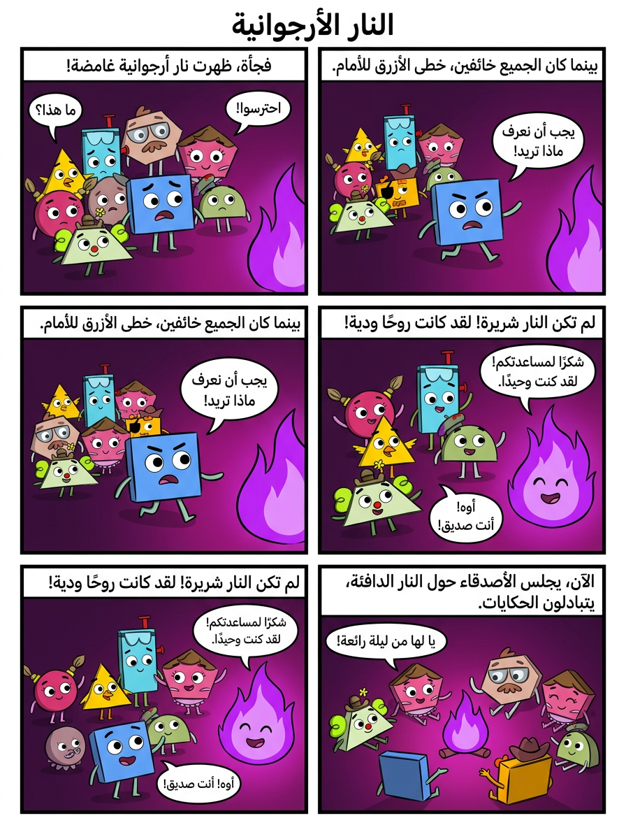 سرّ النار الأرجوانيّة